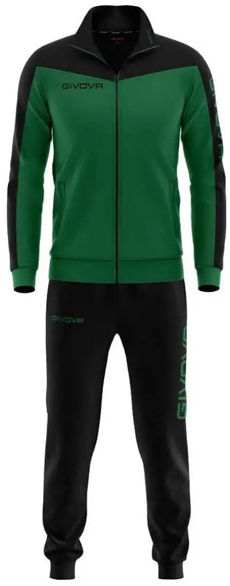Givova Roma Trainingspak - S - Groen/Zwart - afbeelding 3 van 3