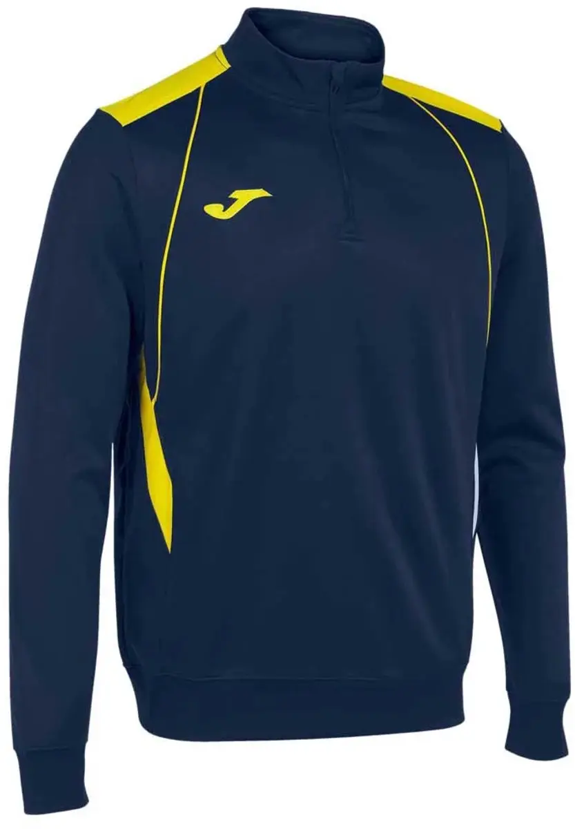 Joma Championship VII Halfrits Sweatshirt - Royal/Yellow 12-14j - afbeelding 4 van 4