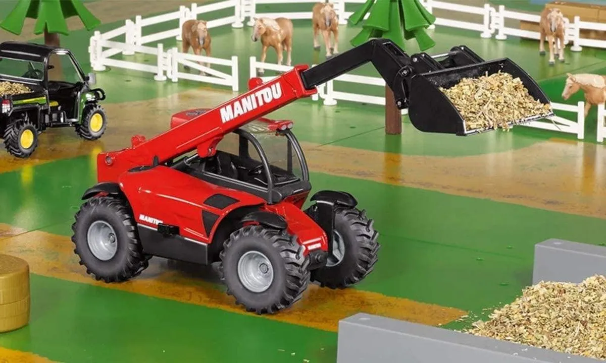 SIKU 3067 Manitou MLT 840 Verreiker 1:32 - Rood