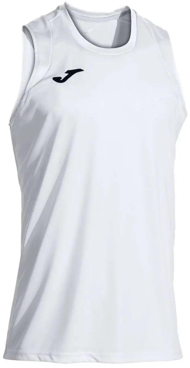 Joma Cancha Junior Mouwloos T-shirt Wit 11-12 Years Kinderen