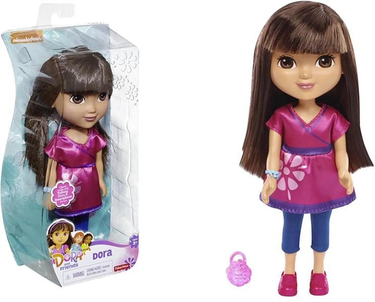 Fisher-Price Nickelodeon Dora en Friends Dora - Roze/Blauw/Bruin - afbeelding 5 van 5