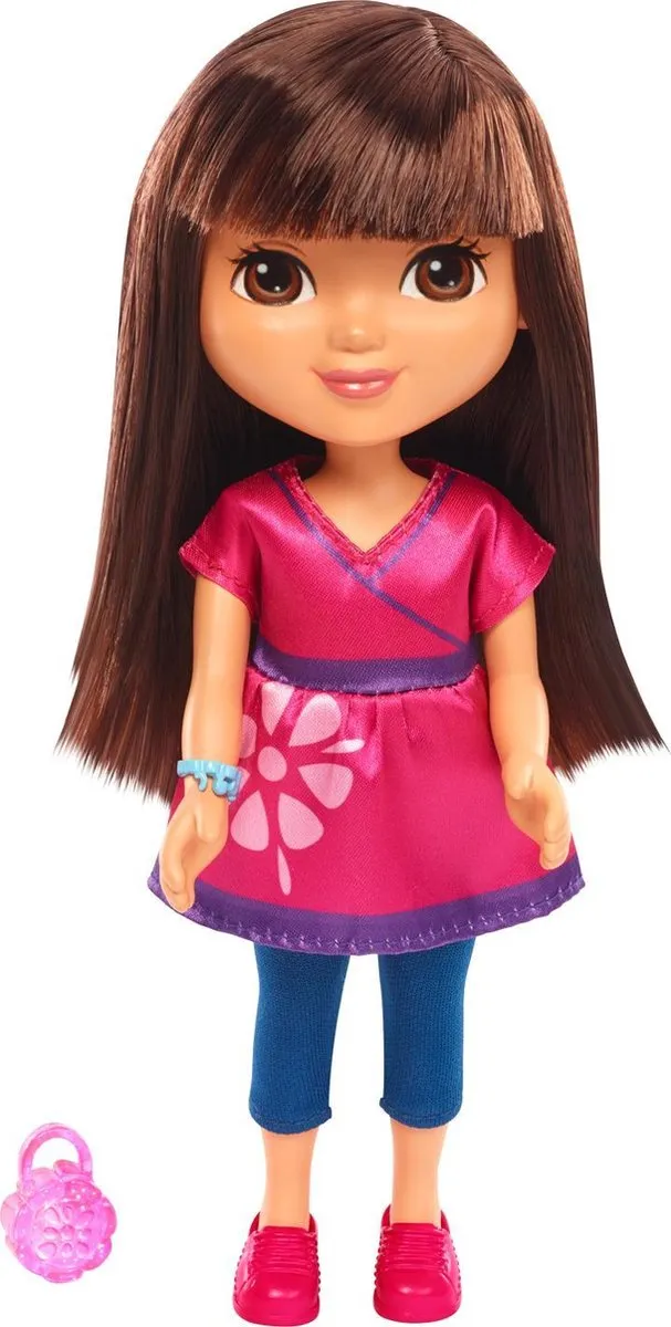 Fisher-Price Nickelodeon Dora en Friends Dora - Roze/Blauw/Bruin - afbeelding 4 van 5