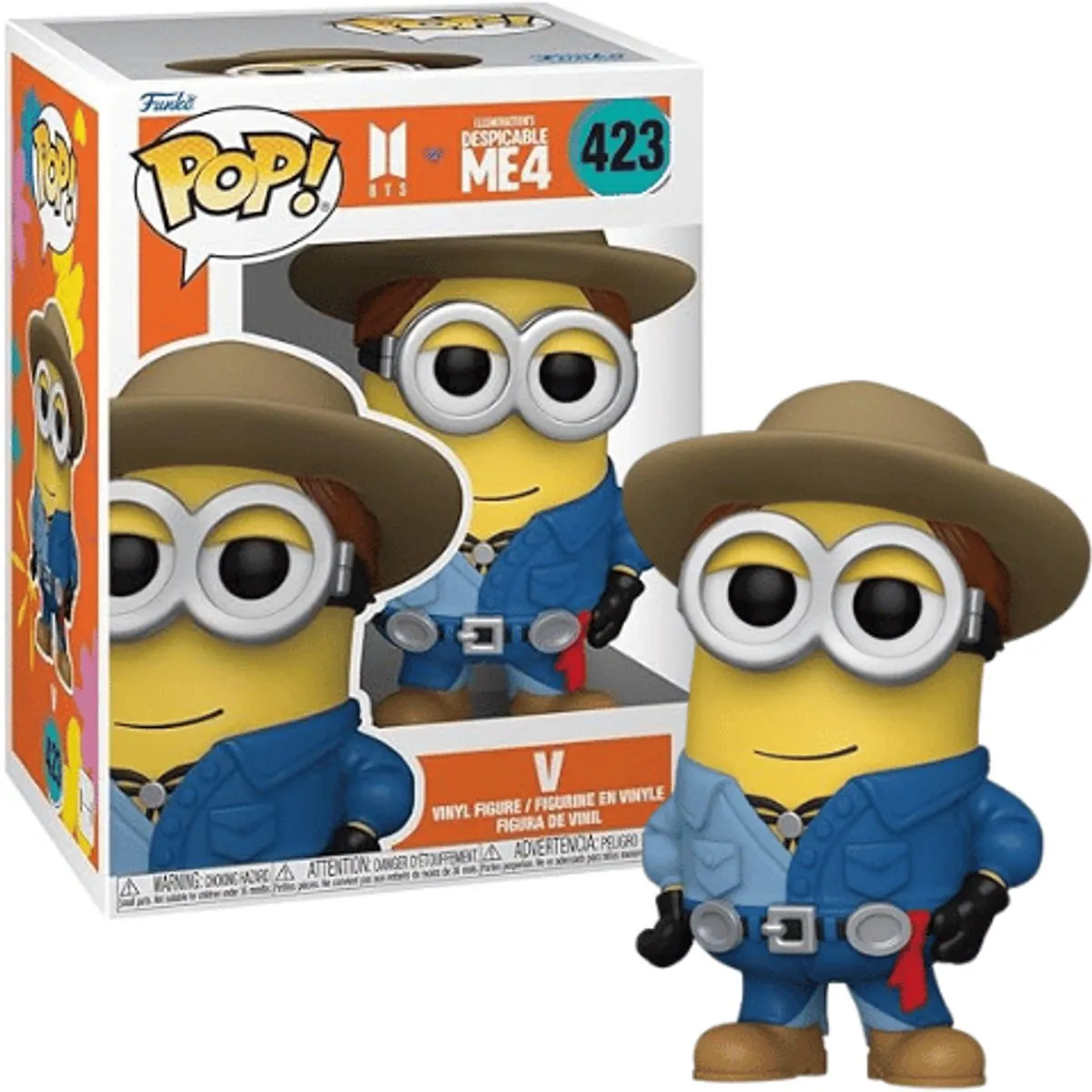 Funko Pop! Minions Despicable Me 4 BTS V Vinylfiguur 423 - Multicolor