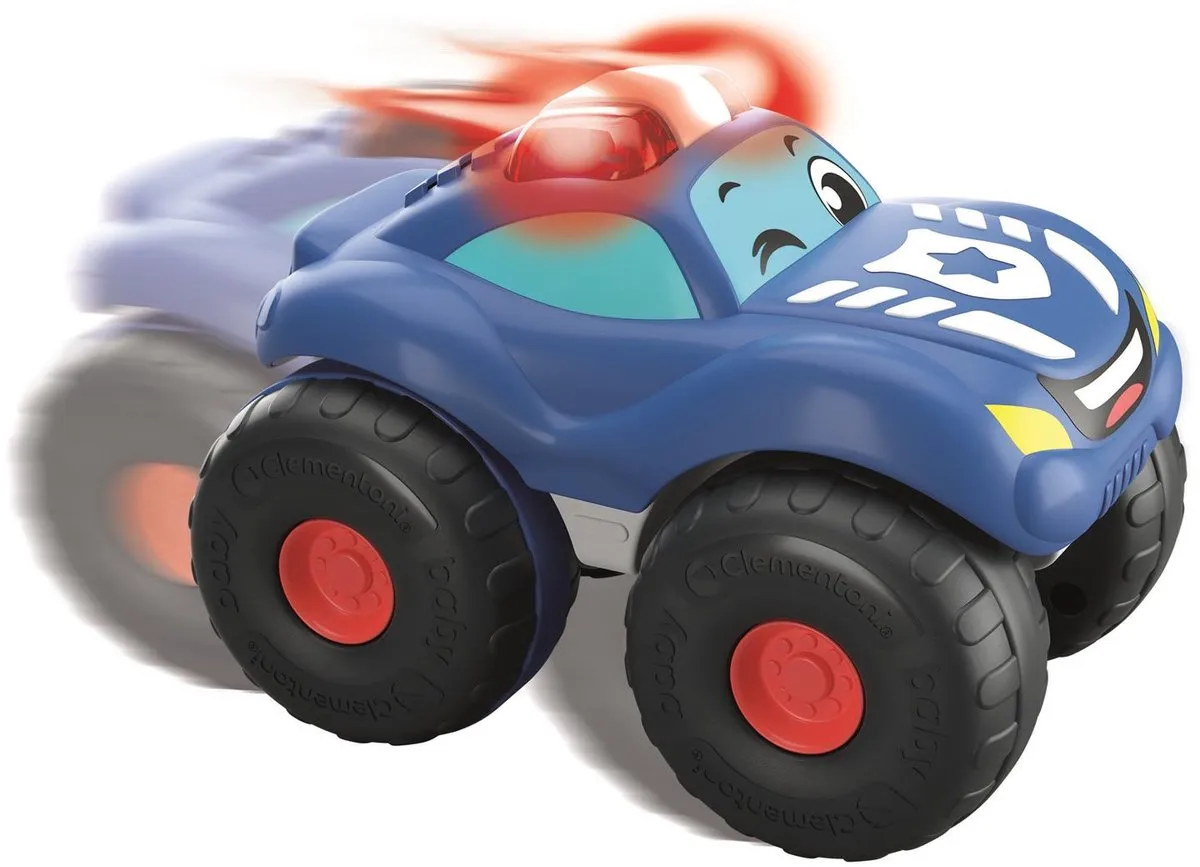 Clementoni Stunt Wheels Politiewagen 17539 - Blauw