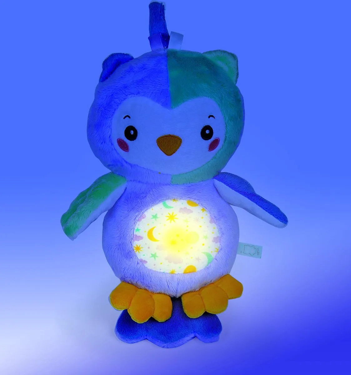 Clementoni Lichtgevende Knuffel Uil - 3 Batterijen - Meerkleurig
