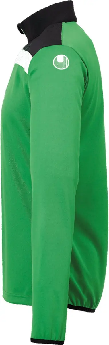 Uhlsport Offense 23 Ziptop Kinderjas 164 - Groen/Zwart/Wit