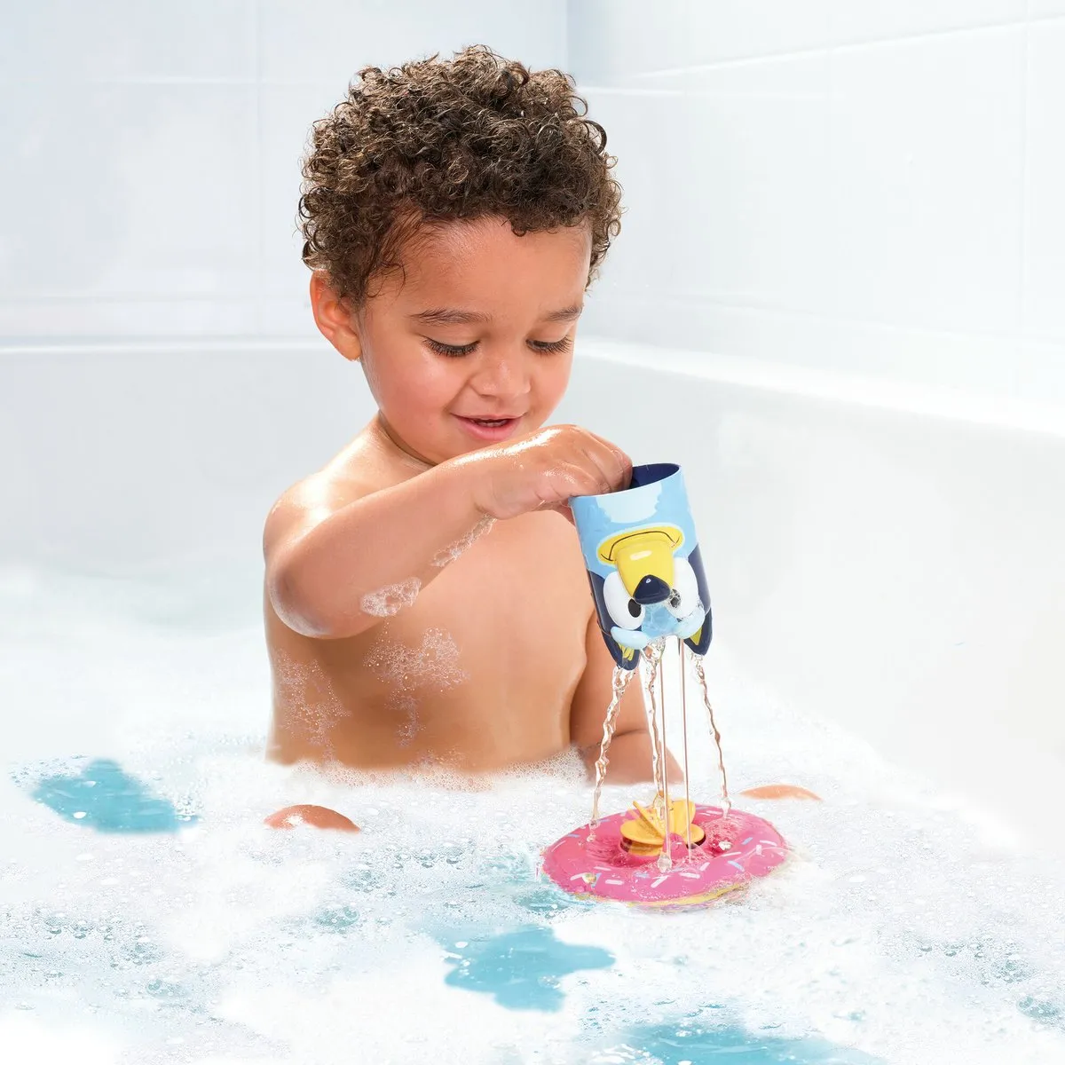 Tomy Bluey Spat & Drijf Badspeelgoed - Roze