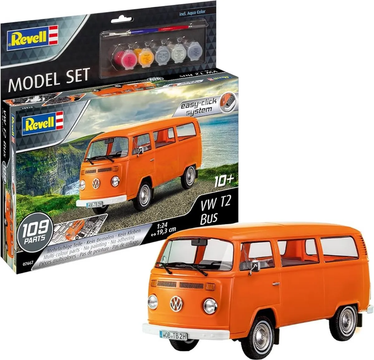 Revell 67667 Volkswagen T2 Bus 1:24 Modelbouwkit