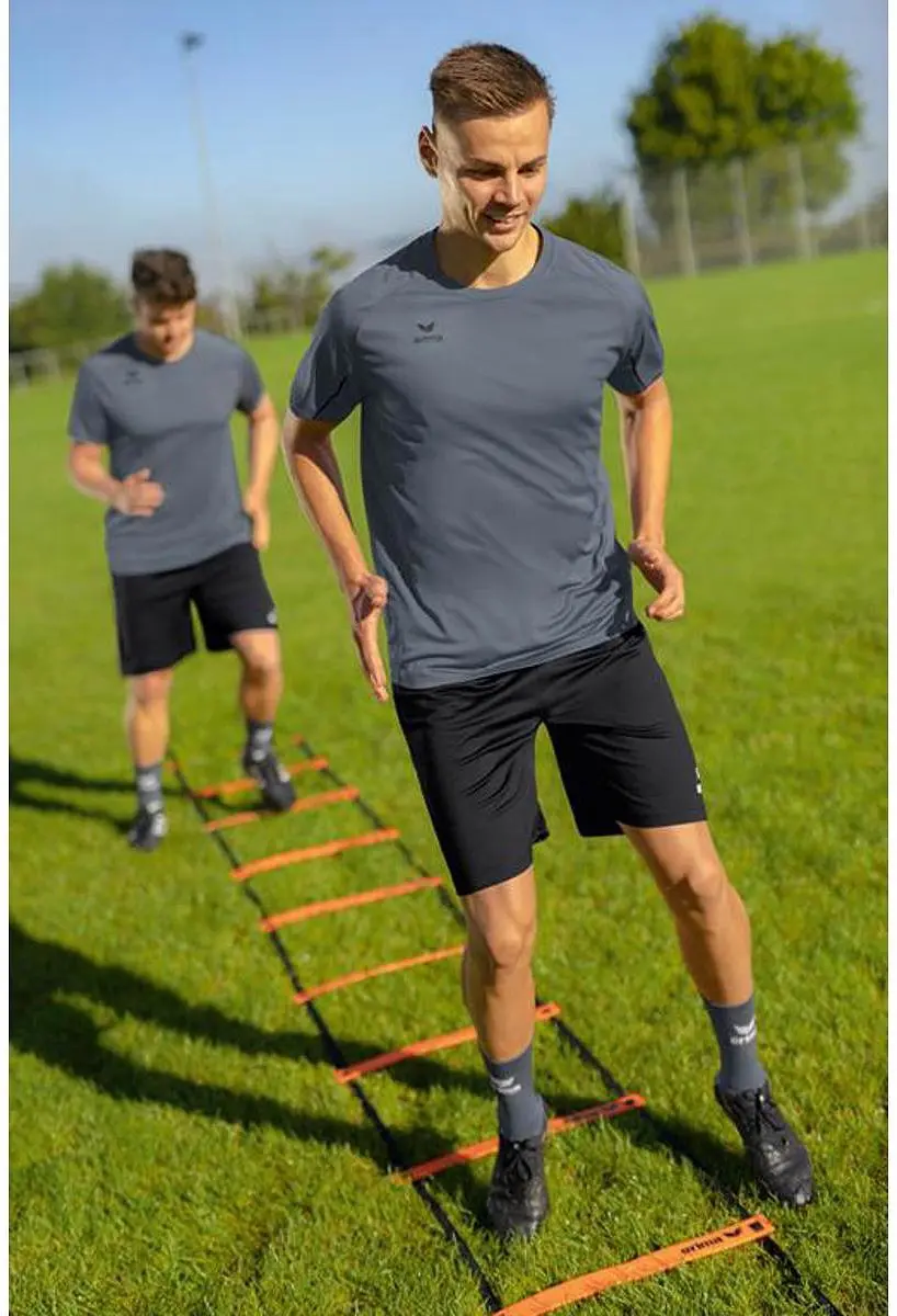 Erima Liga Star Training T-Shirt Heren - Zwart/Grijs S