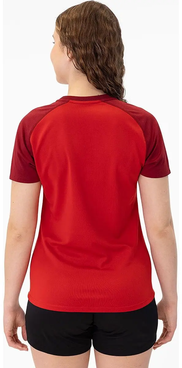 Jako Iconic T-Shirt Dames - Rood - Maat 34