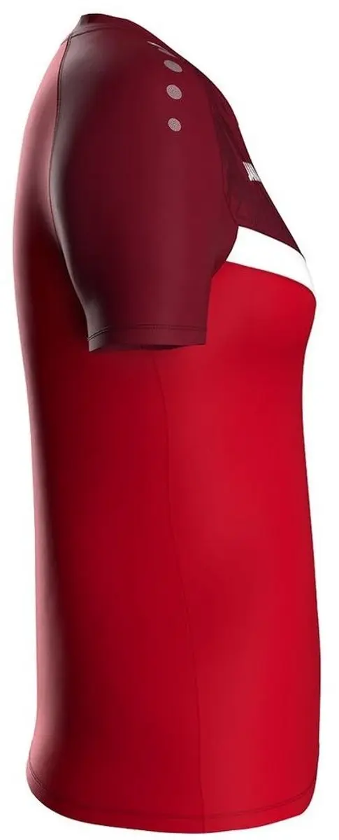 Jako Iconic T-Shirt Dames - Rood - Maat 34