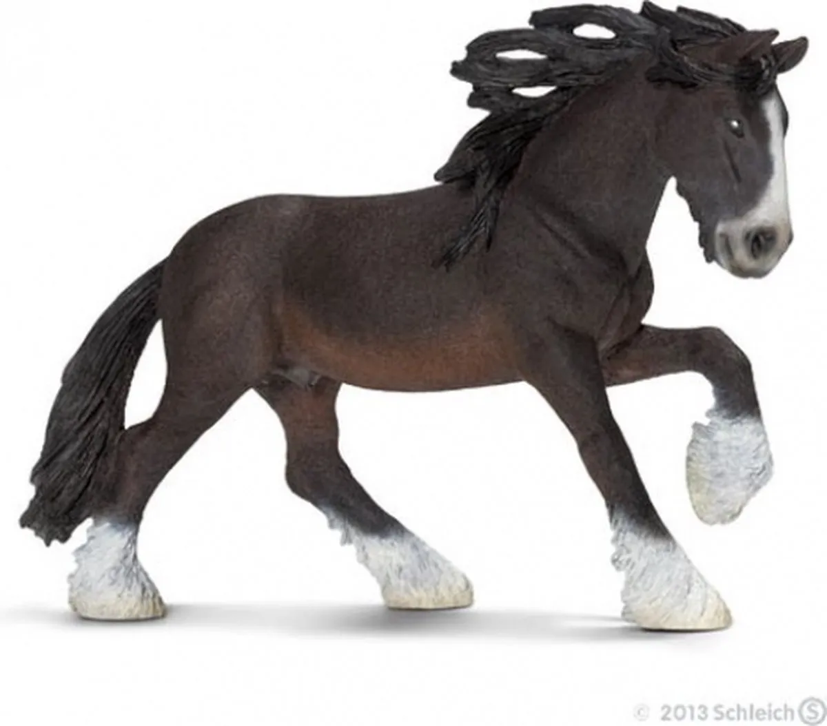 Schleich FARM WORLD Shire Hengst Speelfiguur - 13734