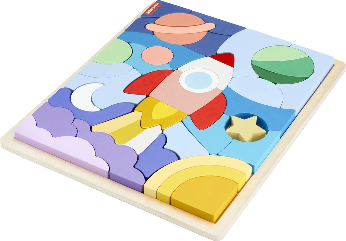 Fisher Price Ruimteblokkenpuzzel 42 Stuks