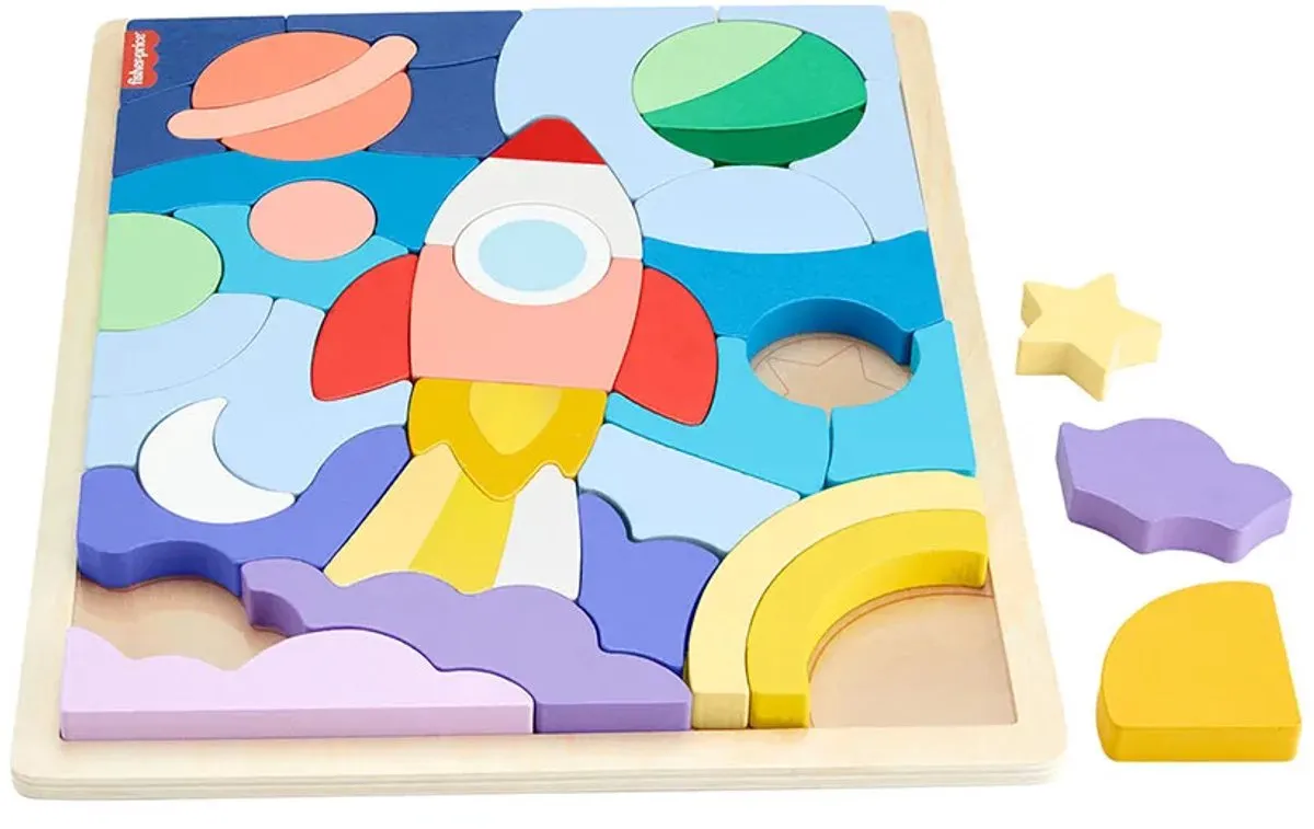 Fisher Price Ruimteblokkenpuzzel 42 Stuks