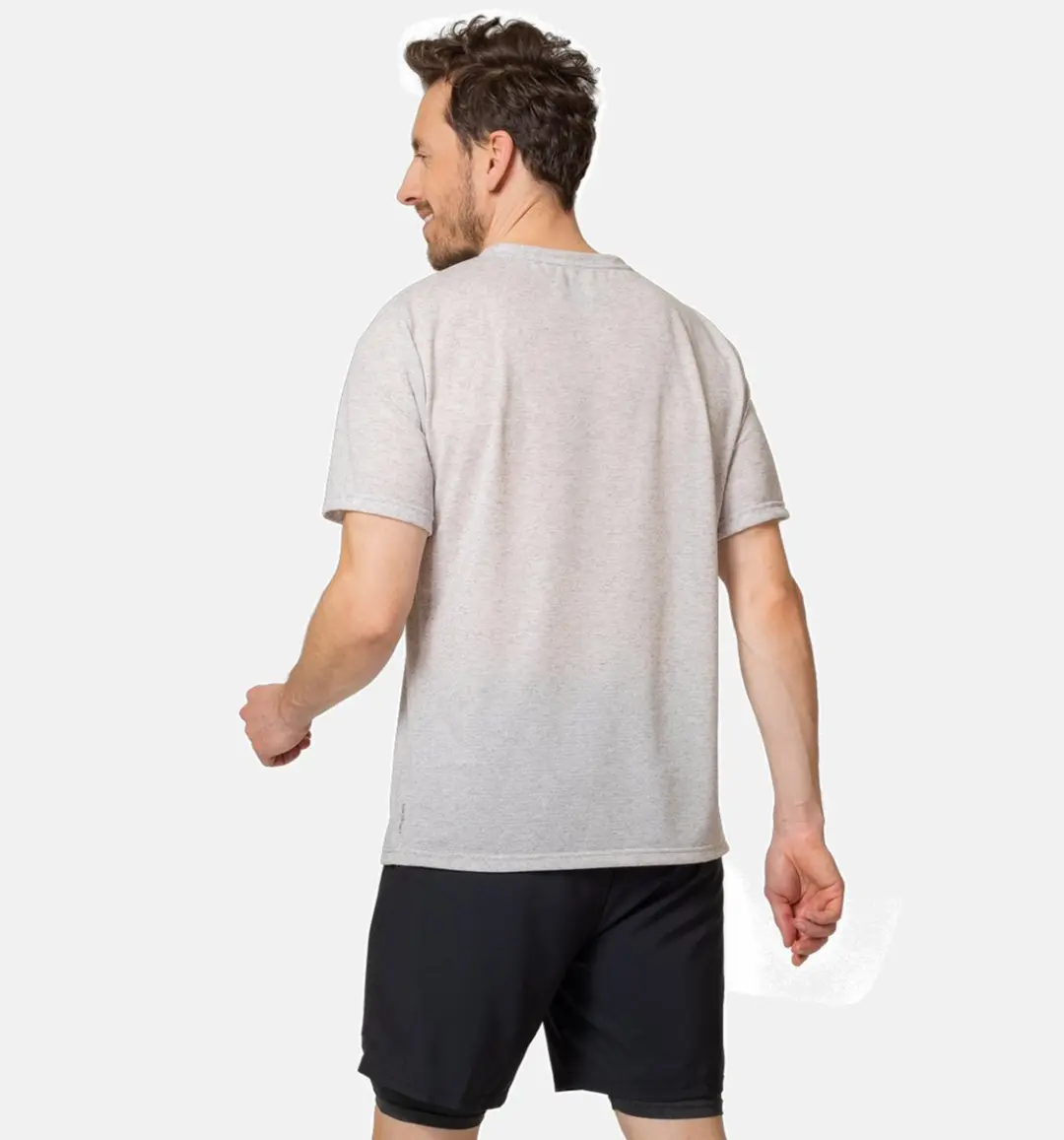 ODLO Active 365 Linencool T-shirt - L - Melange - afbeelding 4 van 6