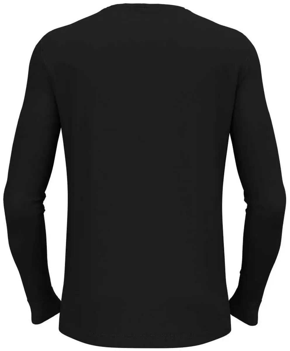 ODLO Natural Merino 260 Crew Neck LS Shirt M - Zwart - afbeelding 3 van 4