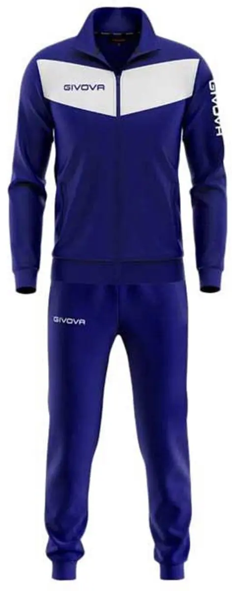 Givova Visa Trainingspak - XS - Wit/Blauw - afbeelding 2 van 3