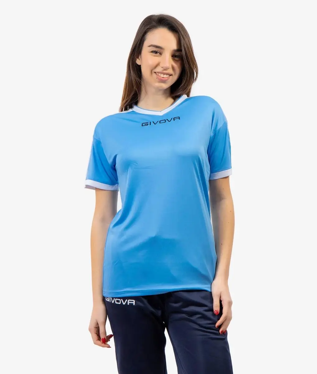Givova Revolution Sportshirt - S - Hemelswit Blauw