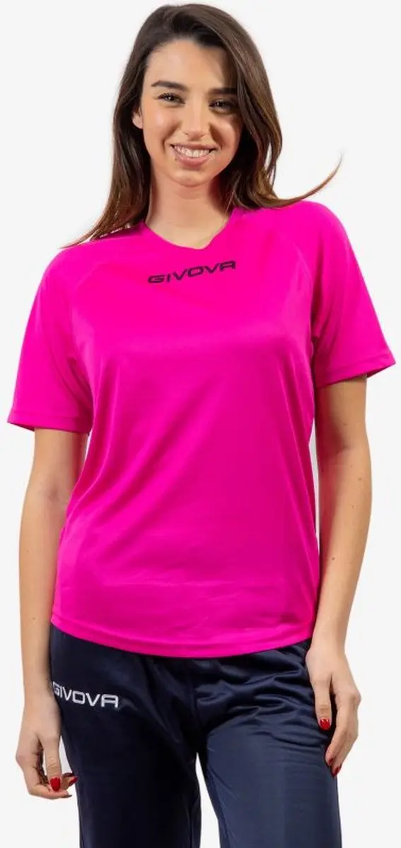 Givova One Microforata Sportshirt - Roze XXL