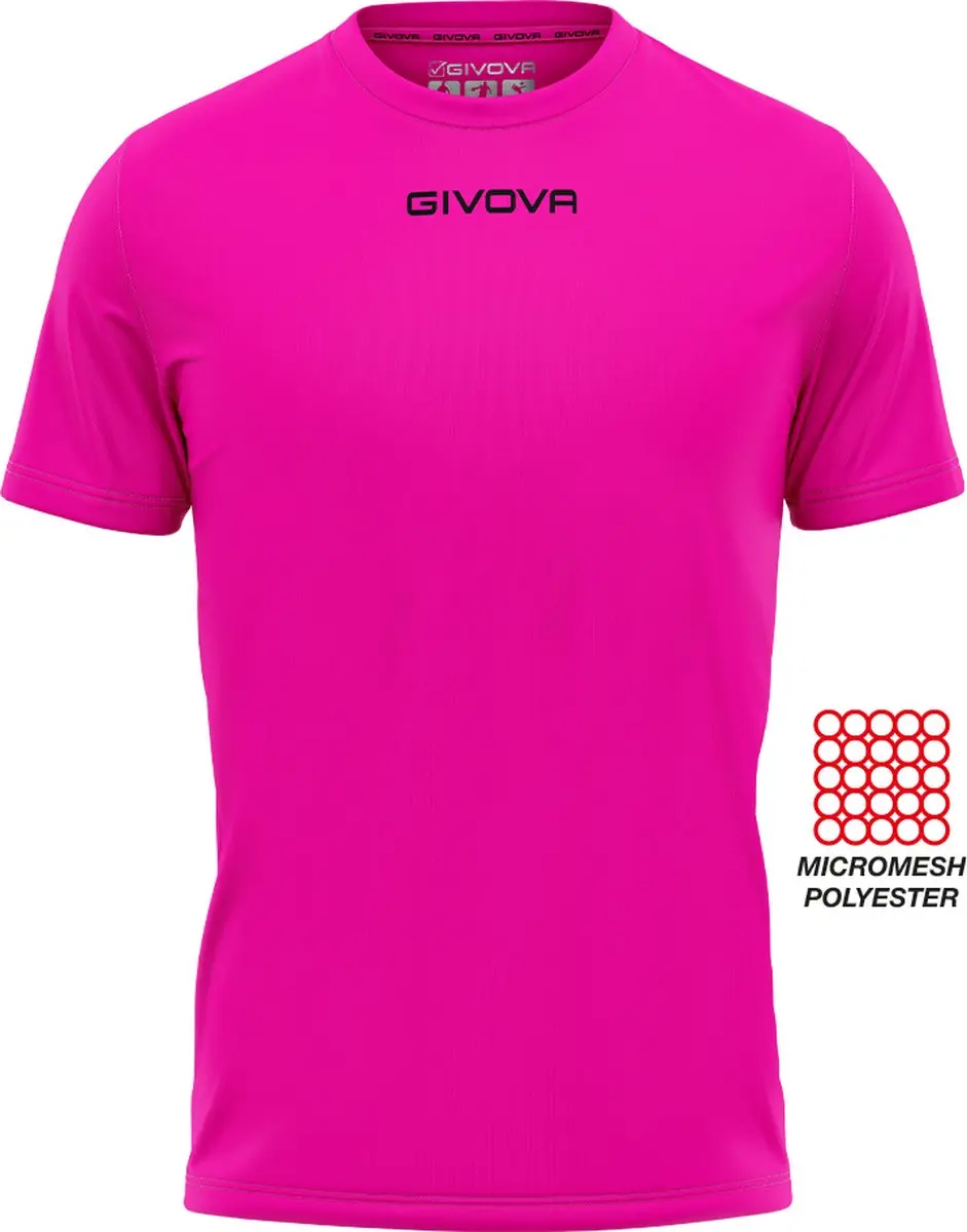 Sportshirt Givova One Microforata Roze