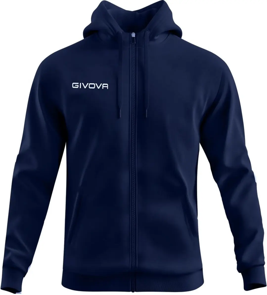 Givova 500 Sweatshirt Met Rits Blauw L Man