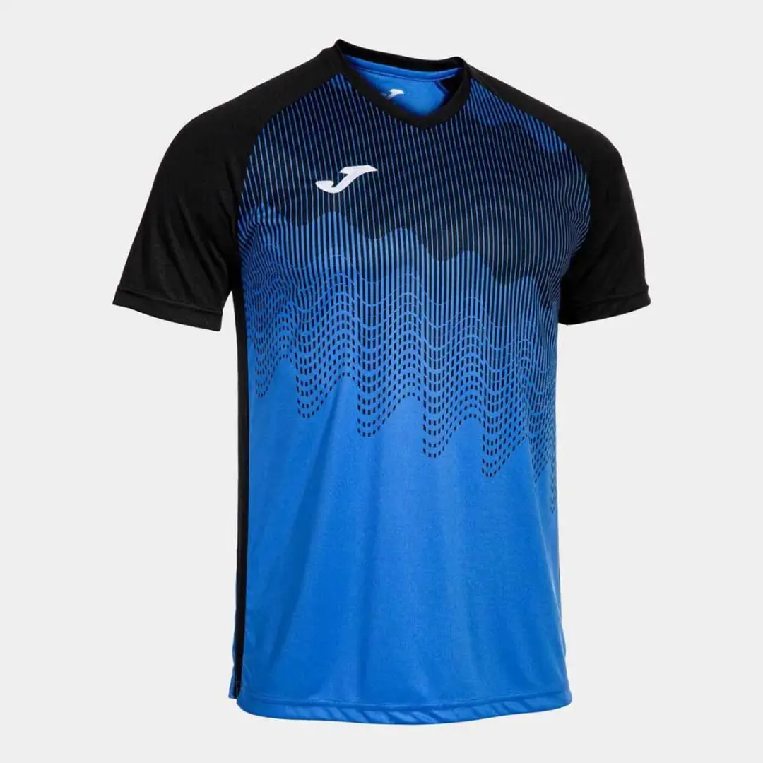 Joma Tiger Vi T-shirt M - Royal/Black - afbeelding 4 van 6