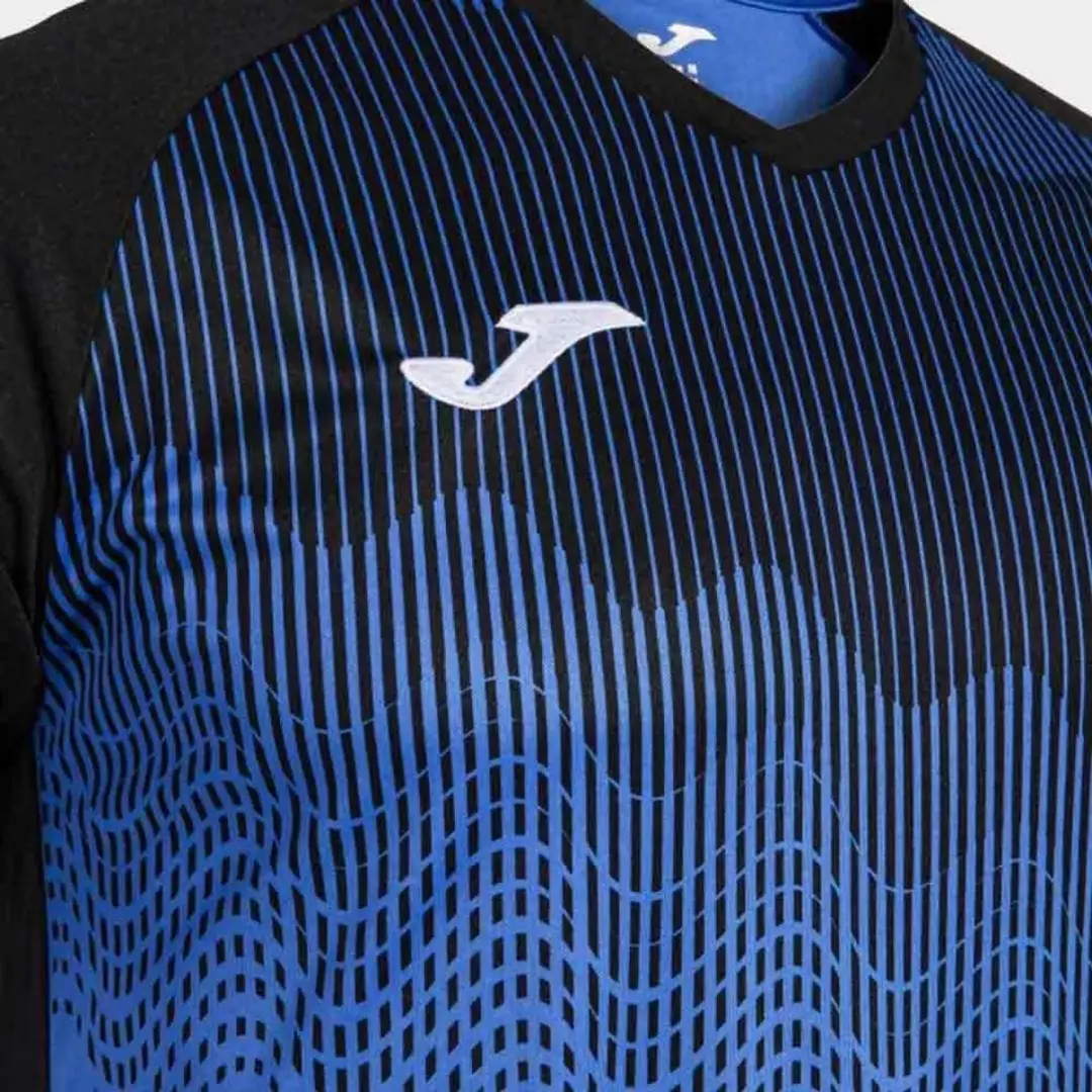 Joma Tiger Vi T-shirt M - Royal/Black - afbeelding 3 van 6