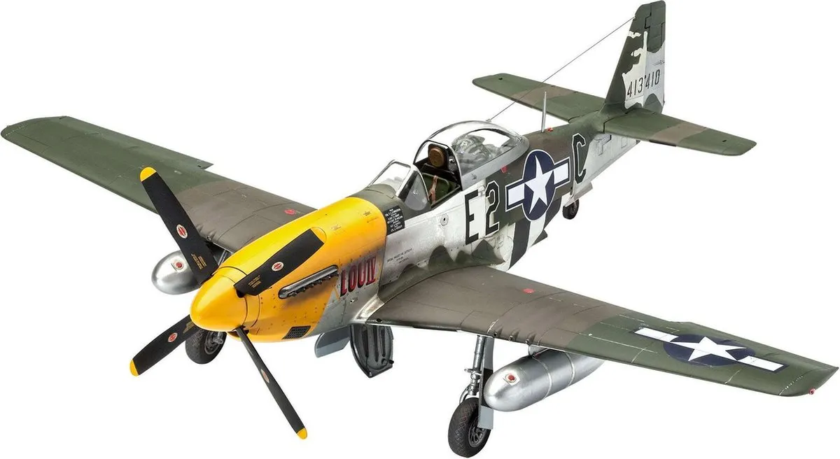 Revell P-51D Mustang Modelbouwpakket 1:32 - 158 Onderdelen - Multi