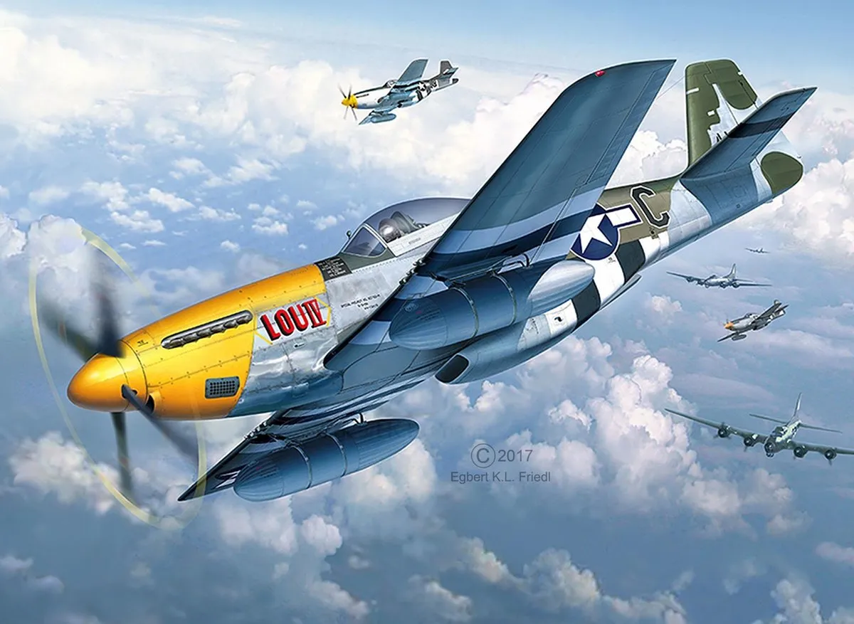 Revell P-51D Mustang Modelbouwpakket 1:32 - 158 Onderdelen - Multi