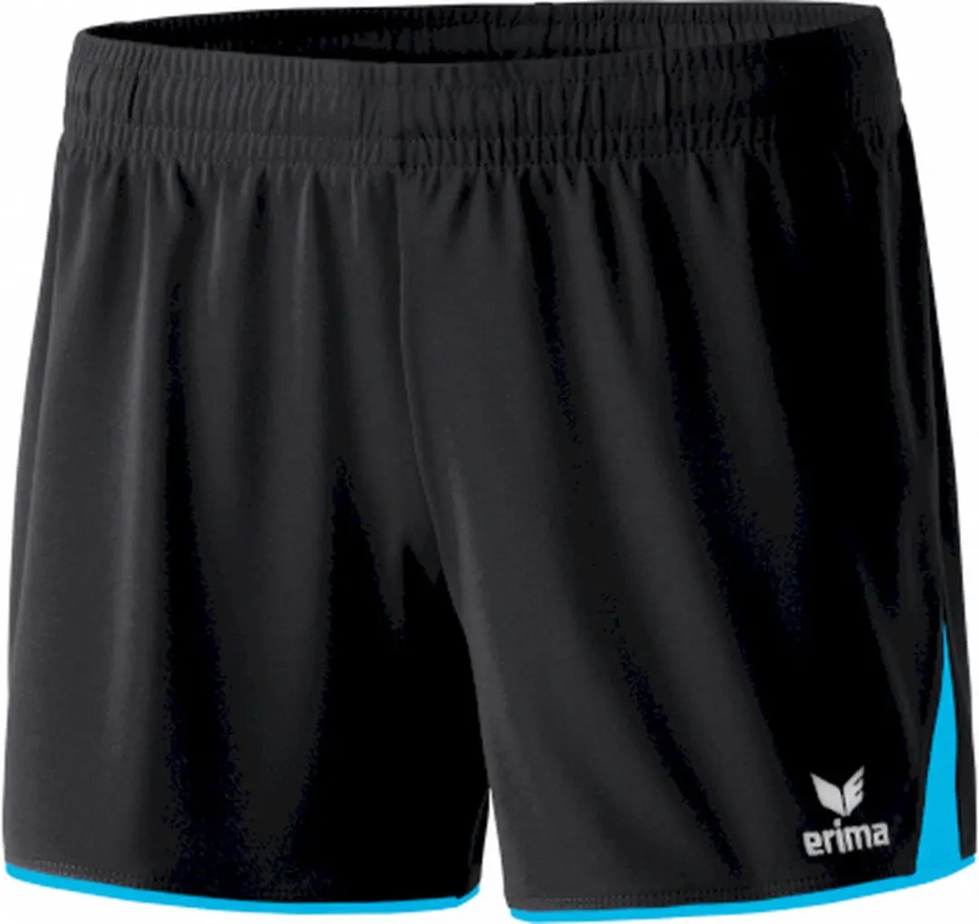 Erima 5-Cubes Short Dames XS - Zwart/Blauw