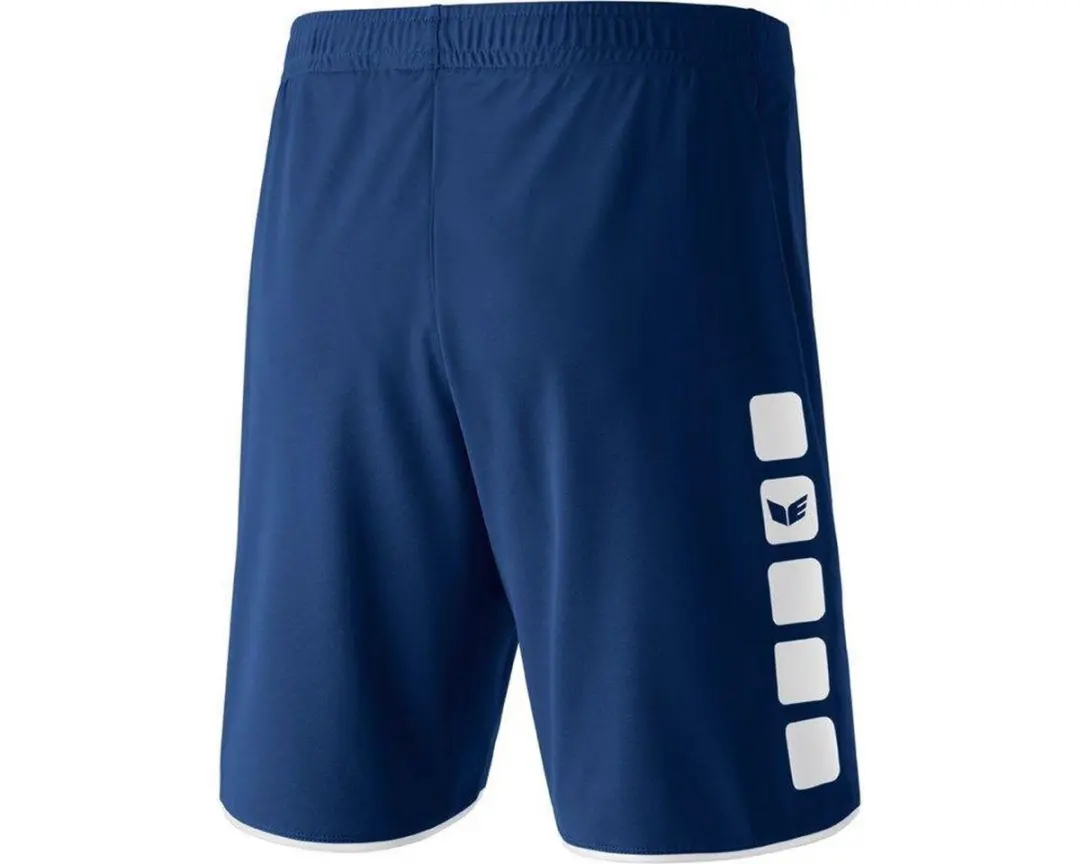 Erima 5-Cubes Short Kinderen 140 - Navy/Wit