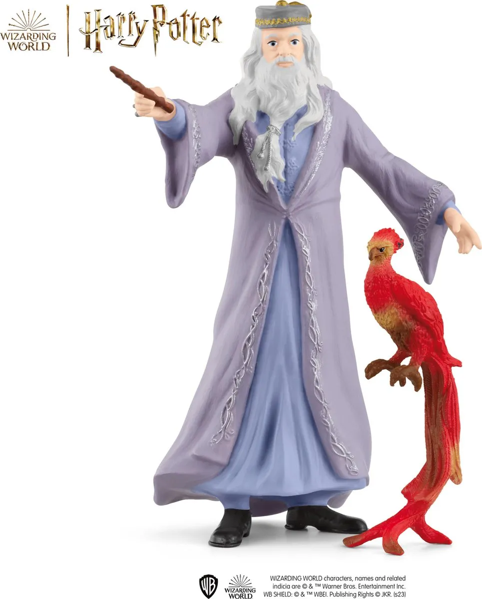 Schleich Harry Potter Perkamentus & Fawkes 42637 - Multikleur