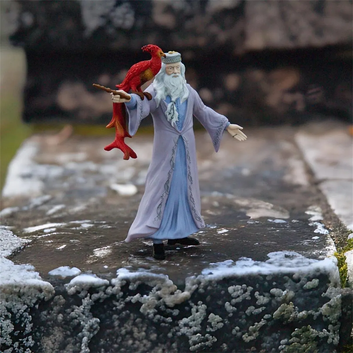 Schleich Harry Potter Perkamentus & Fawkes 42637 - Multikleur