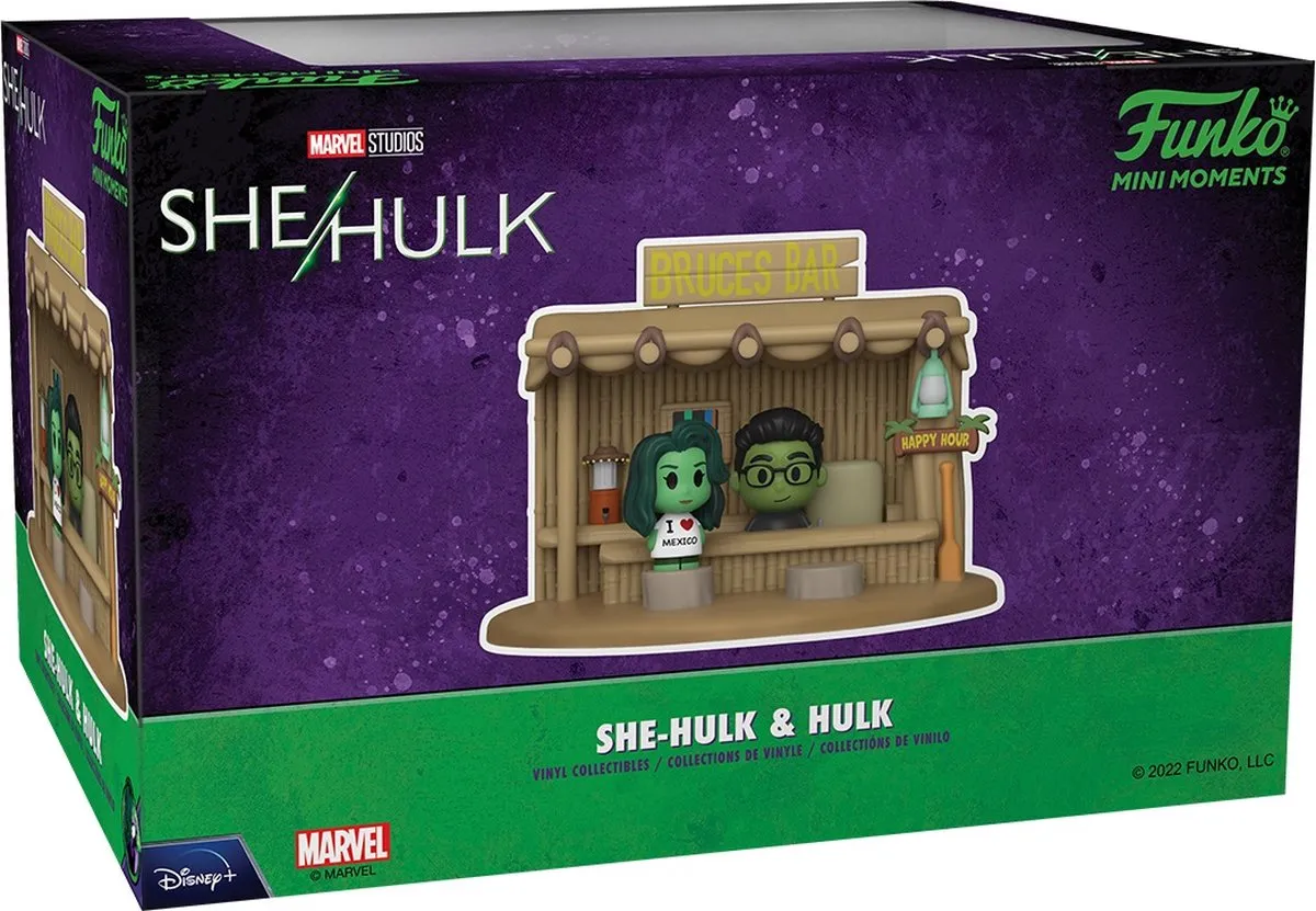 Funko POP! She-Hulk Marvel Mini Moment Bar Scene 66875 - 9cm - Multicolours
