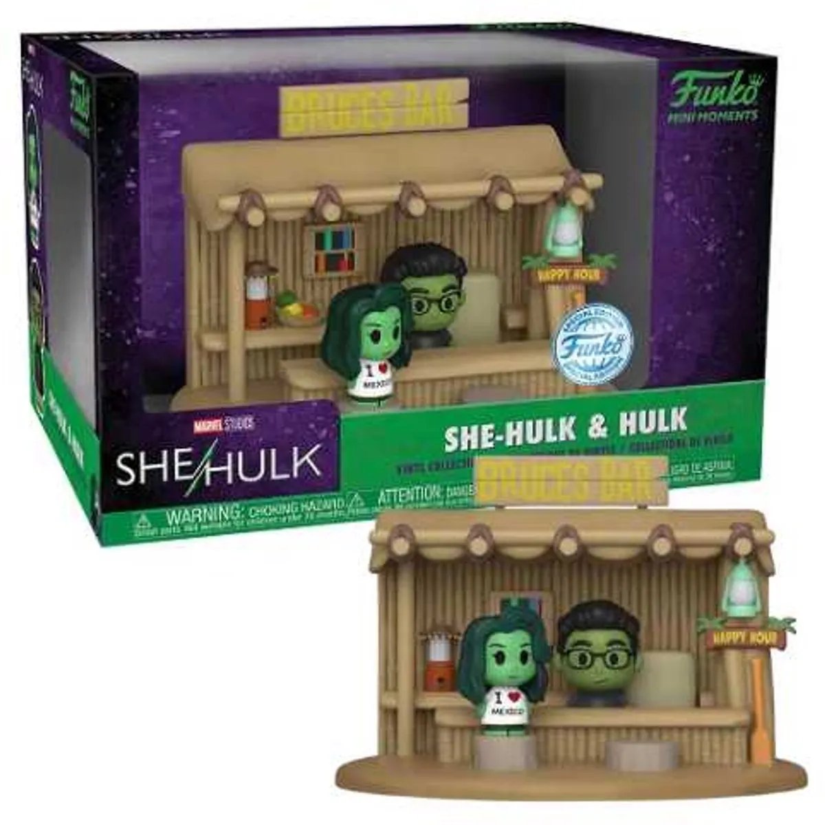 Funko POP! She-Hulk Marvel Mini Moment Bar Scene 66875 - 9cm - Multicolours - afbeelding 6 van 6