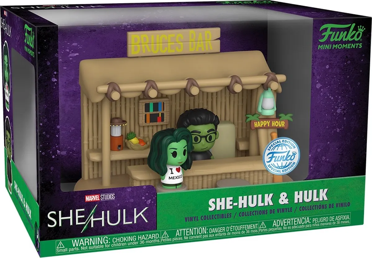 Funko POP! She-Hulk Marvel Mini Moment Bar Scene 66875 - 9cm - Multicolours
