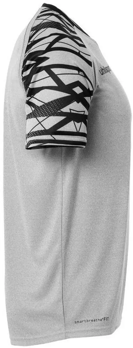Uhlsport Goal 25 Heren Shirt Korte Mouw - Donkergrijs/Zwart - XXXL