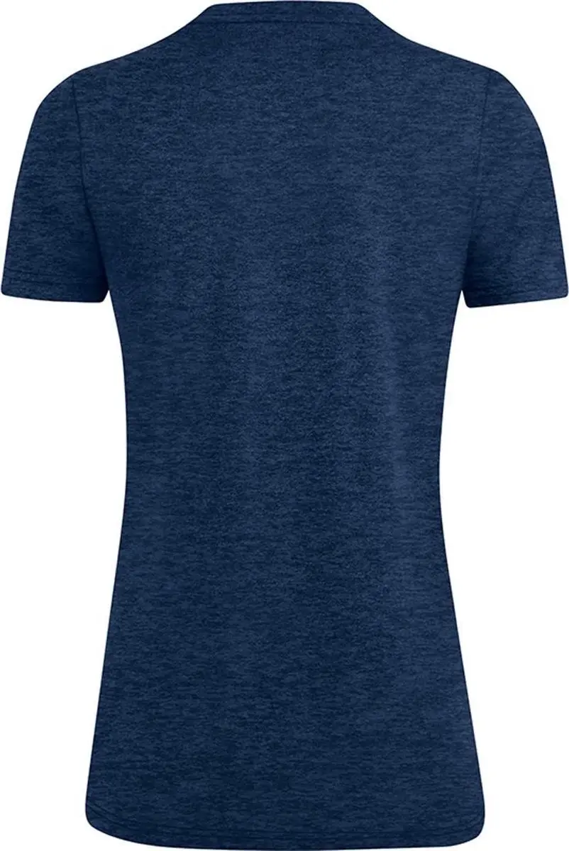 JAKO Premium Basics T-Shirt Dames - Marine Gemêleerd 40