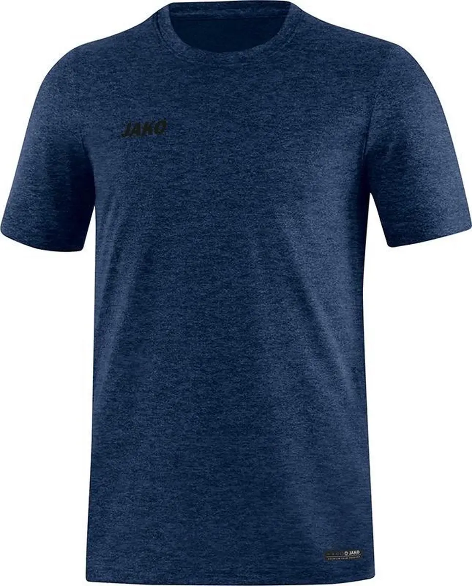 JAKO Premium Basics T-Shirt Dames - Marine Gemêleerd 40