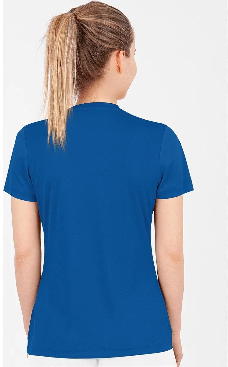 JAKO Team Shirt Dames M - Blauw/Wit
