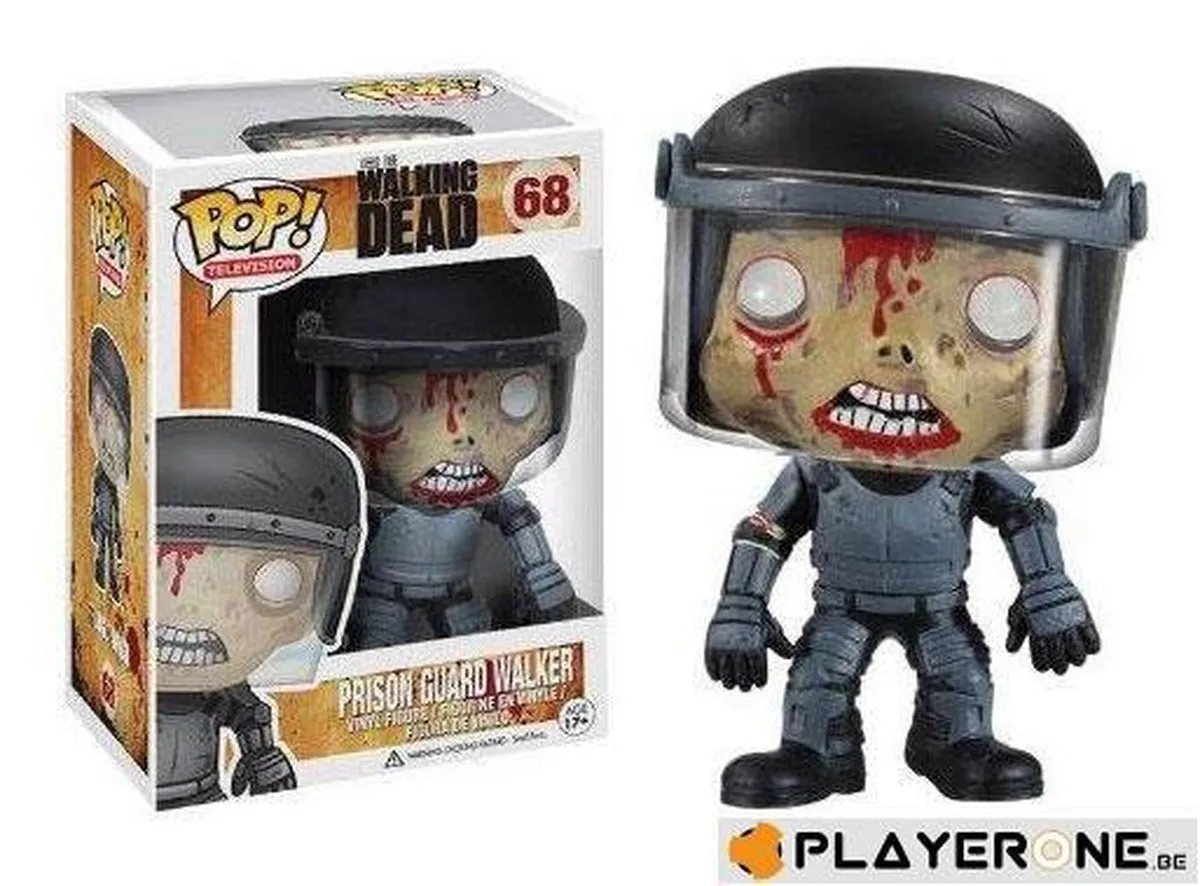 Funko Pop The Walking Dead Prison Guard Walker FUN3292 - Bonte kleuren - afbeelding 2 van 4