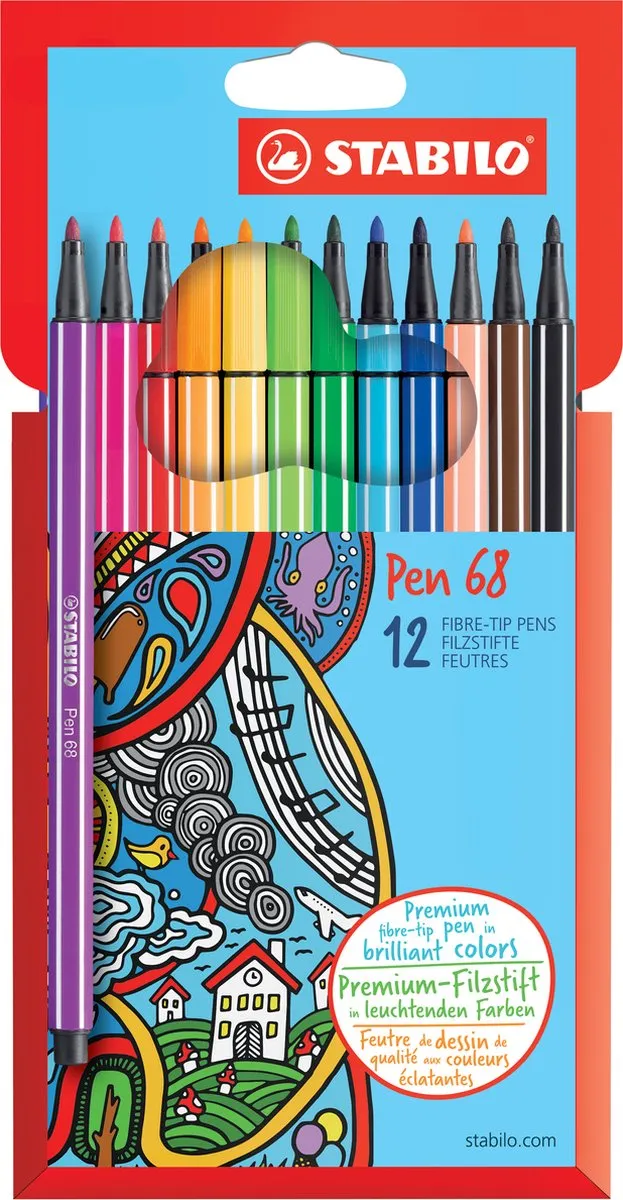 STABILO Pen 68 Premium Viltstift