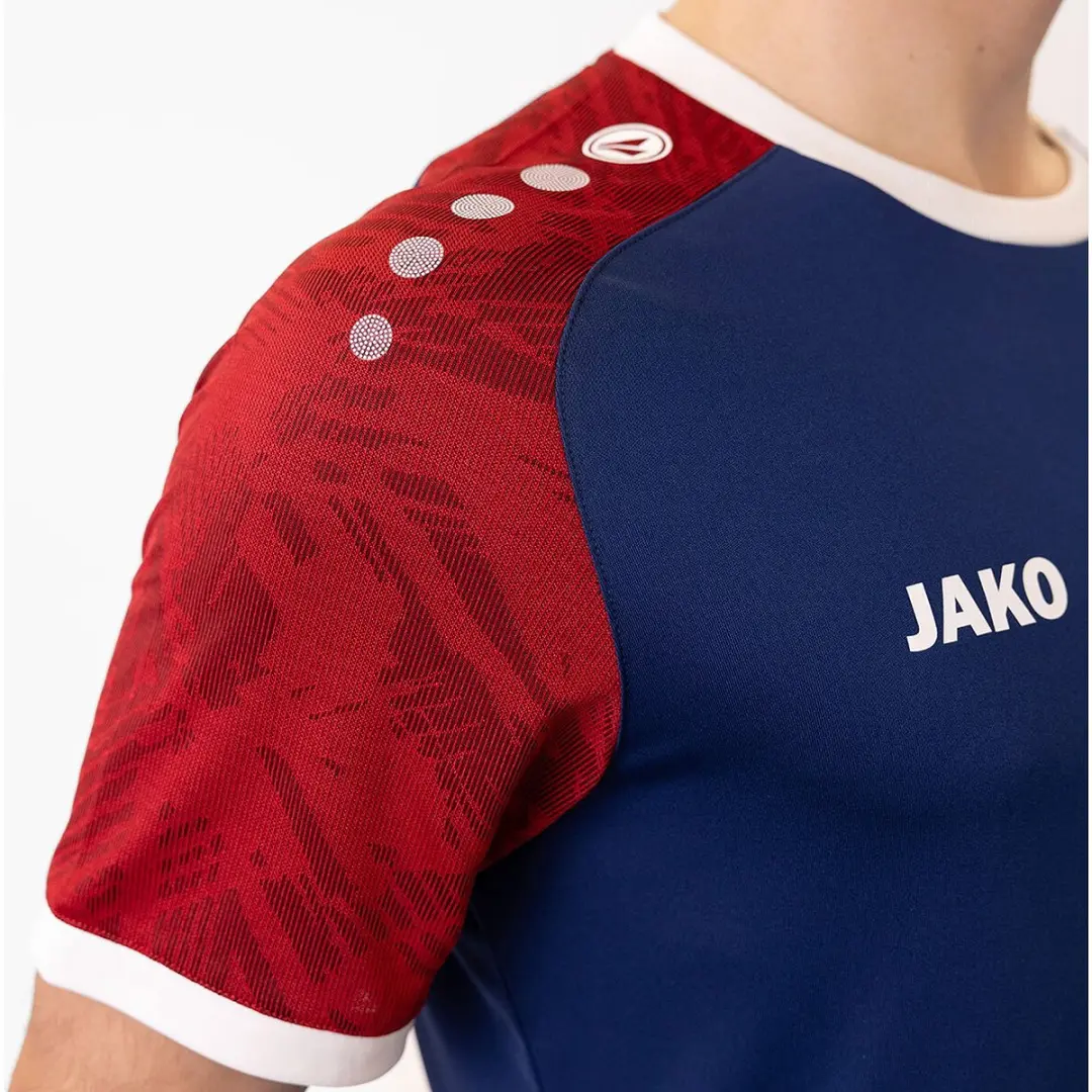 JAKO Iconic Shirt Korte Mouw Heren - Marine M