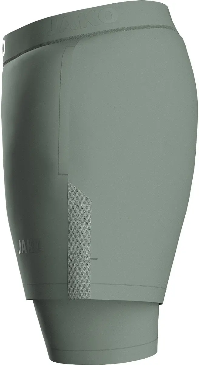 JAKO Power 2-In-1 Short Dames - Mintgroen 38
