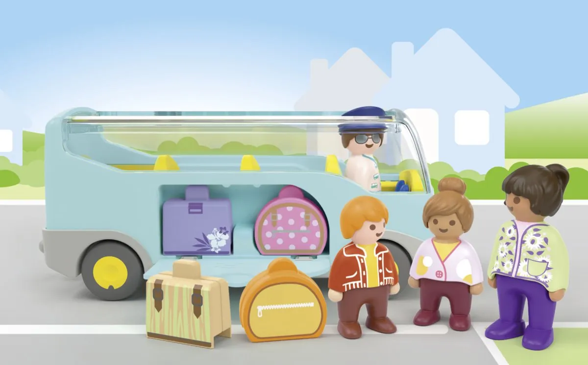 Playmobil Junior Autobus 71682 - Multicolor