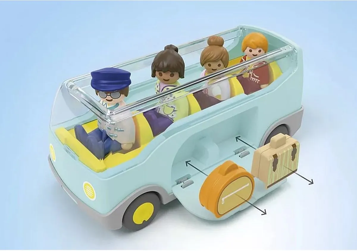 Playmobil Junior Autobus 71682 - Multicolor - afbeelding 6 van 6