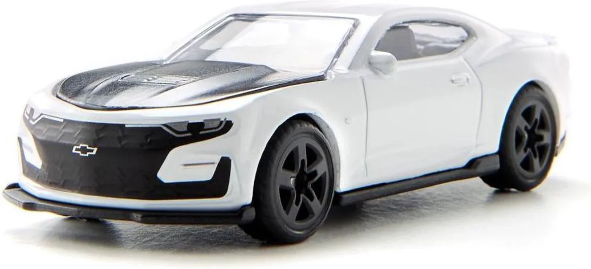 SIKU 1538 Chevrolet Camaro - Metaal/Kunststof - Wit/Zwart