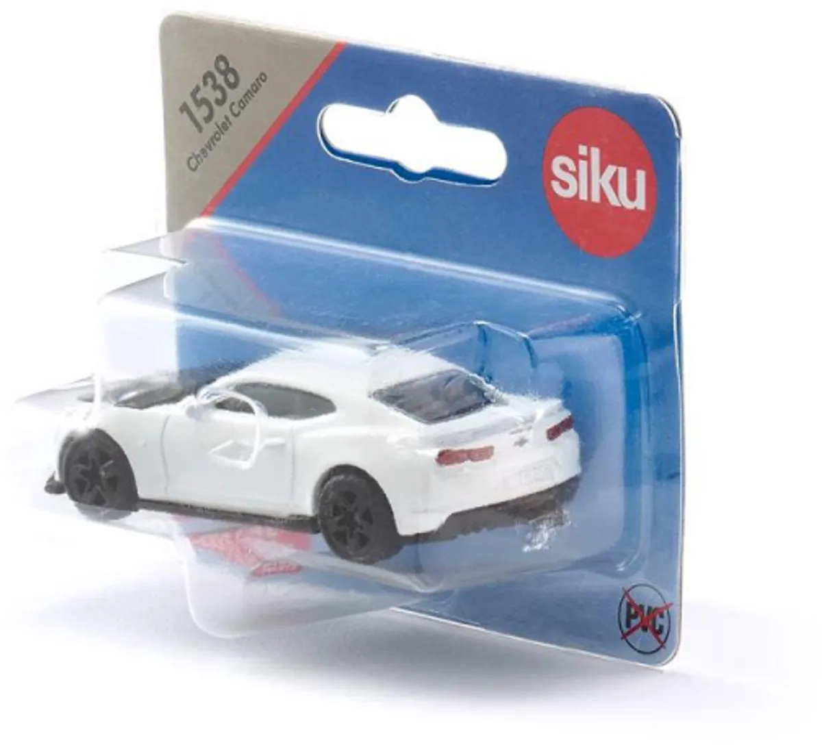 SIKU 1538 Chevrolet Camaro - Metaal/Kunststof - Wit/Zwart - afbeelding 6 van 6
