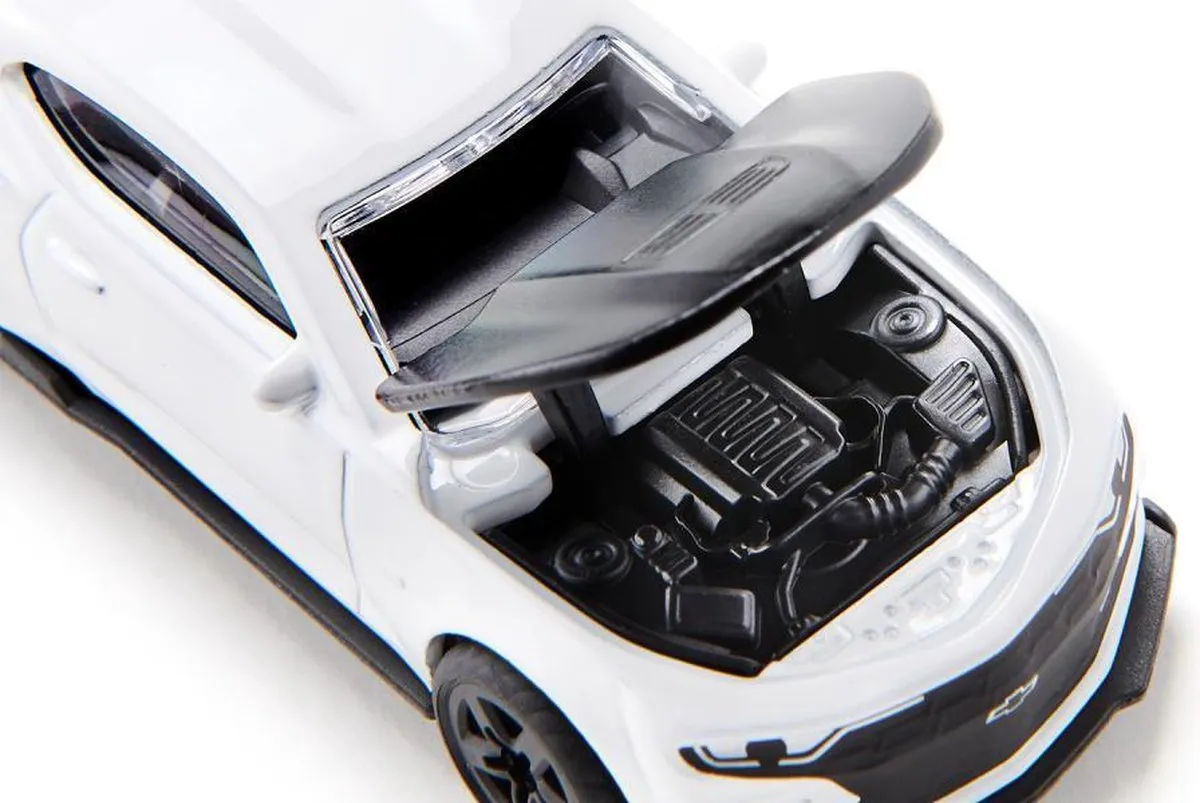 SIKU 1538 Chevrolet Camaro - Metaal/Kunststof - Wit/Zwart