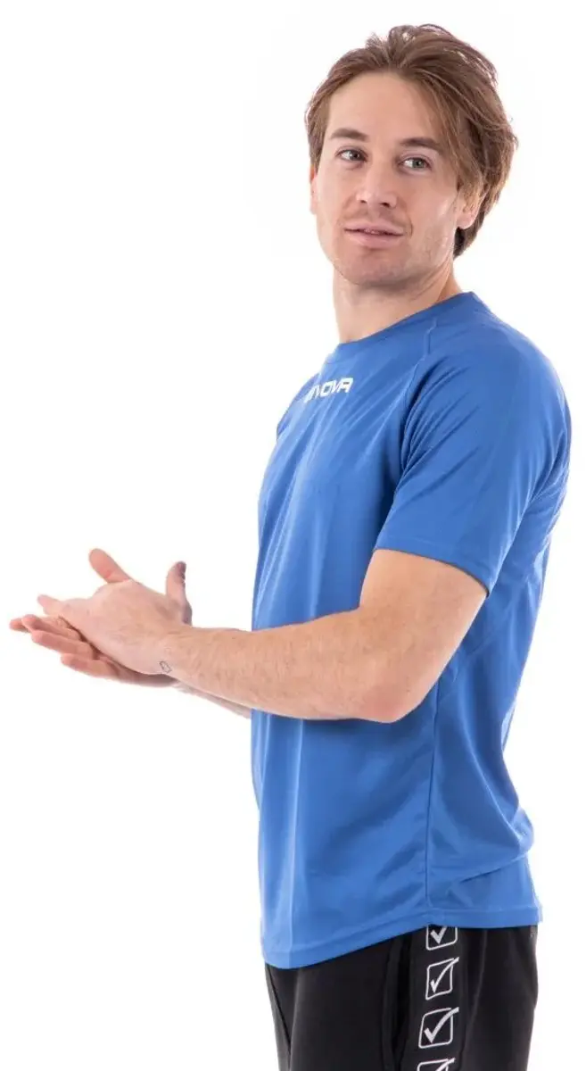 Givova One Microforata Sportshirt - XL - Blauw